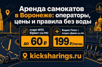 аренда самокатов воронеж