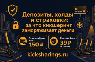Депозиты, холды и страховки: за что кикшеринг замораживает деньги