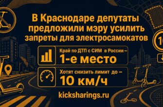 В Краснодаре депутаты предложили мэру усилить запреты для электросамокатов