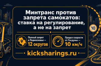 Минтранс против запрета самокатов: ставка на регулирование, а не на запрет