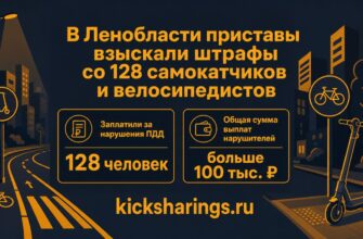 В Ленобласти приставы взыскали штрафы со 128 самокатчиков и велосипедистов