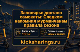 Заполярье достало самокаты: Следком напомнил мурманчанам правила сезона